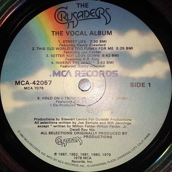 The Crusaders : The Vocal Album (LP, Comp)