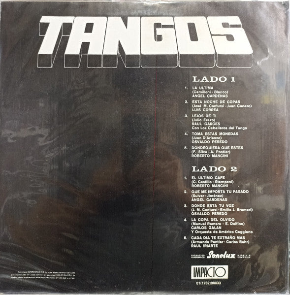 Various : Tangos (LP, Comp)
