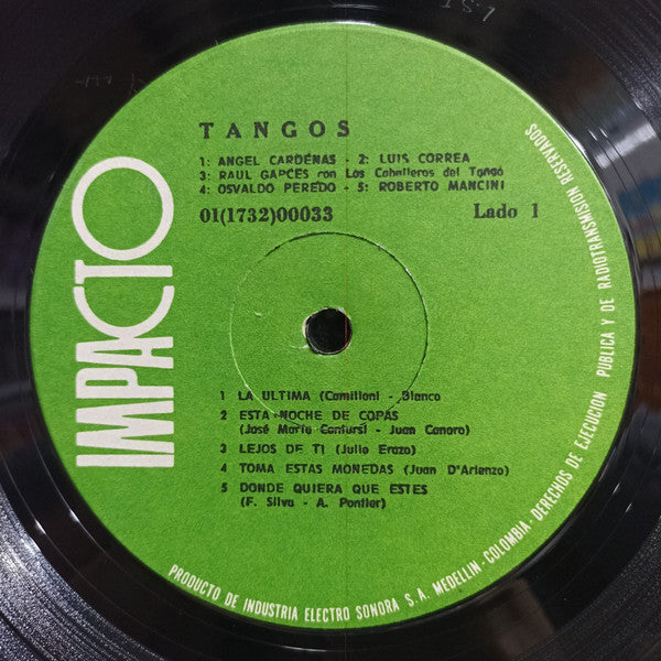 Various : Tangos (LP, Comp)