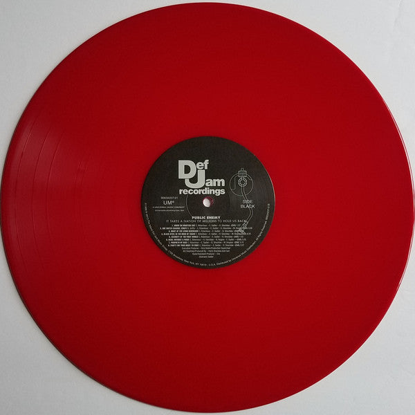 Public Enemy : It Takes A Nation Of Millions To Hold Us Back (LP, Album, Ltd, RE, Red)