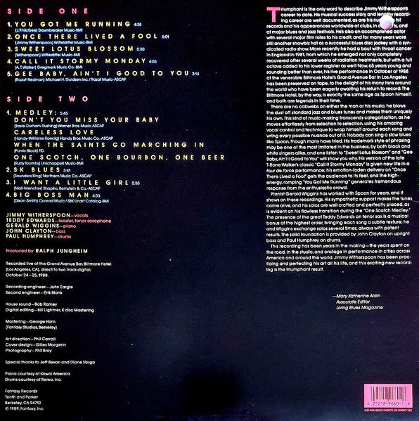 Jimmy Witherspoon : Rockin' L.A. (LP)