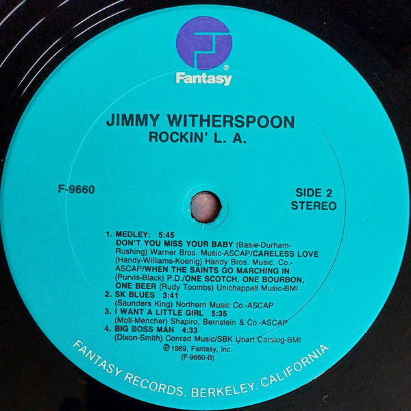 Jimmy Witherspoon : Rockin' L.A. (LP)