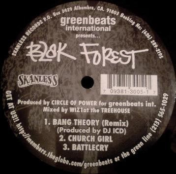 Blak Forest : Bang Theory (Remix) / Church Girl / Battlecry (12")