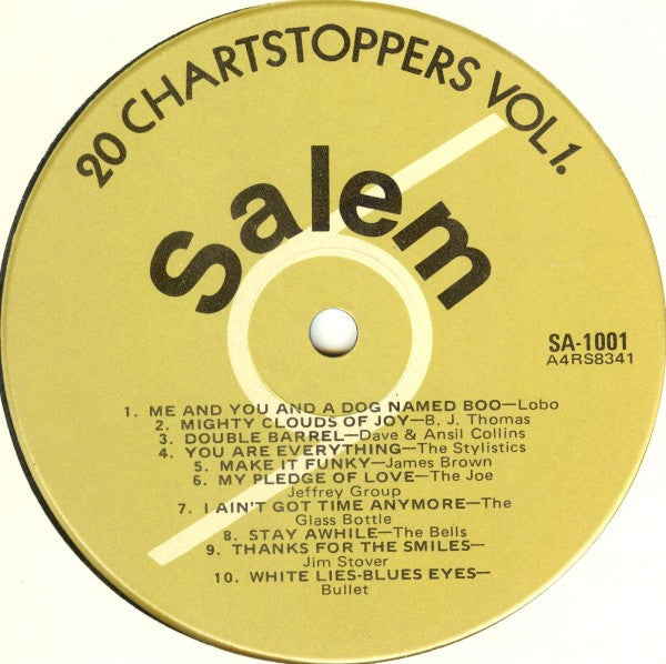 Various : 20 Chartstoppers Vol 1. (LP, Comp)