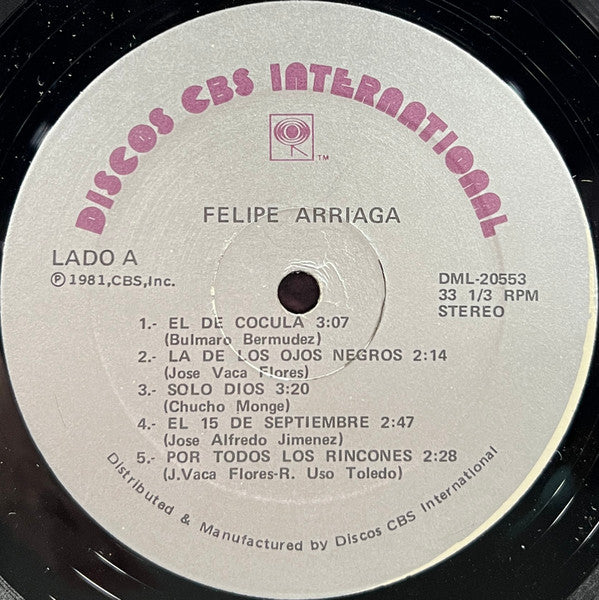 Felipe Arriaga : El De Cocula (LP)
