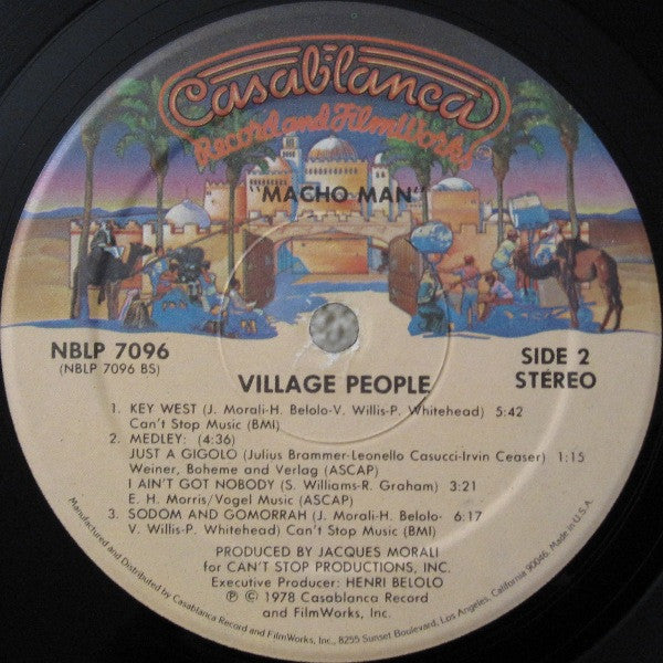Village People : Macho Man (LP, Album, Spe)
