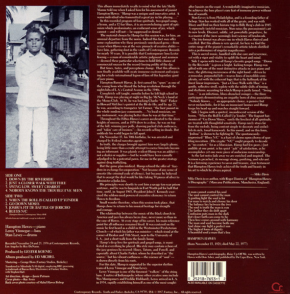 Hampton Hawes : The Sermon (LP, Album)
