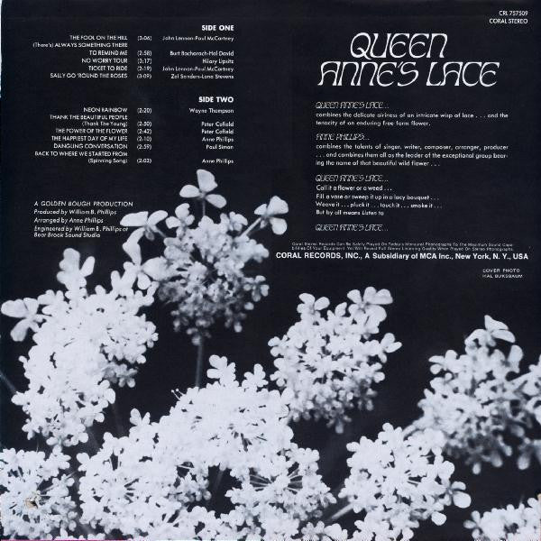 Queen Anne's Lace : Queen Anne's Lace (LP, Album)