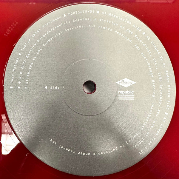 Post Malone : Twelve Carat Toothache (2xLP, Album, Ltd, Red)