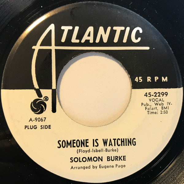 Solomon Burke : Dance, Dance, Dance / Someone Is Watching (7", Promo)