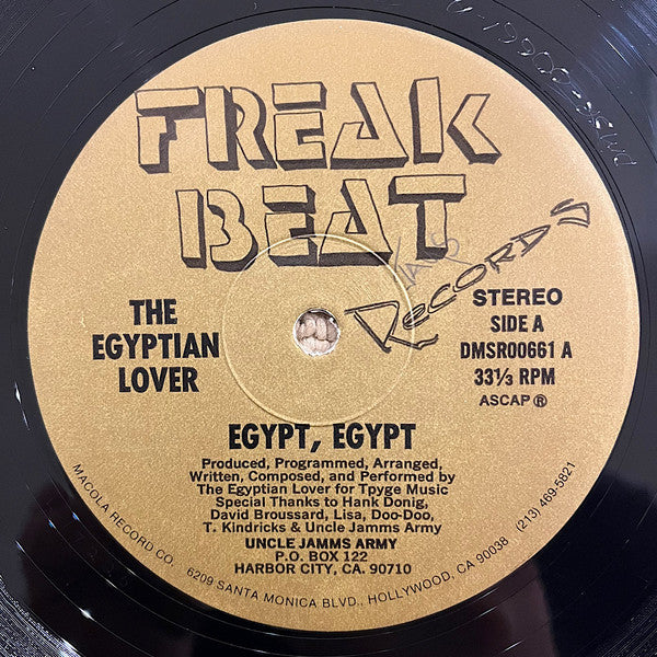 The Egyptian Lover* : Egypt, Egypt (12")