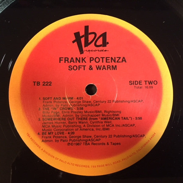 Frank Potenza : Soft & Warm (LP, Album)