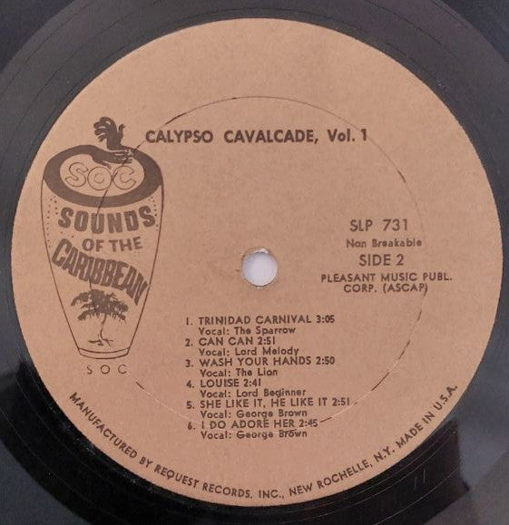 Various : Calypso Cavalcade Vol. 1 (LP, Comp)