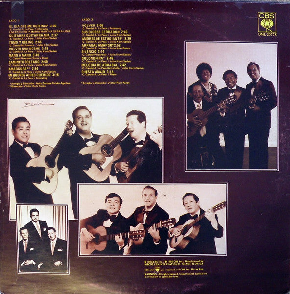 Trio Los Panchos : Série De Coleccion - 16 Autenticos Exitos (LP, Album)