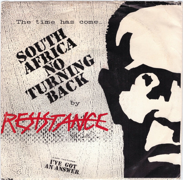 Resistance (21) : South Africa No Turning Back (7")