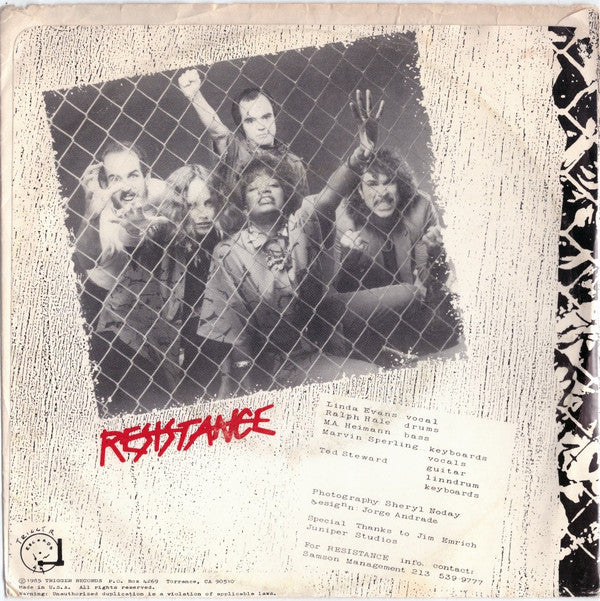 Resistance (21) : South Africa No Turning Back (7")