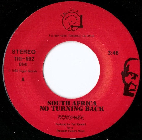 Resistance (21) : South Africa No Turning Back (7")