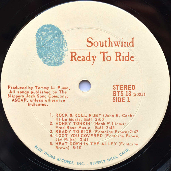 Southwind : Ready To Ride (LP, Album, Pit)