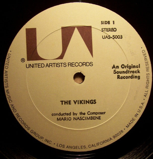 Mario Nascimbene : The Vikings (LP, RP)