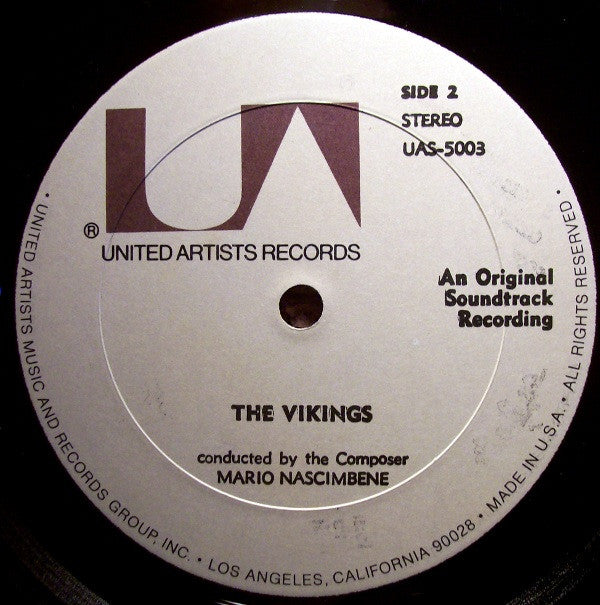 Mario Nascimbene : The Vikings (LP, RP)