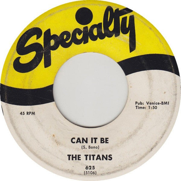 The Titans (3) : Don't You Just Know It (7", Single)