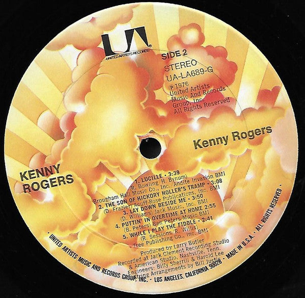 Kenny Rogers : Kenny Rogers (LP, Album, Club, San)