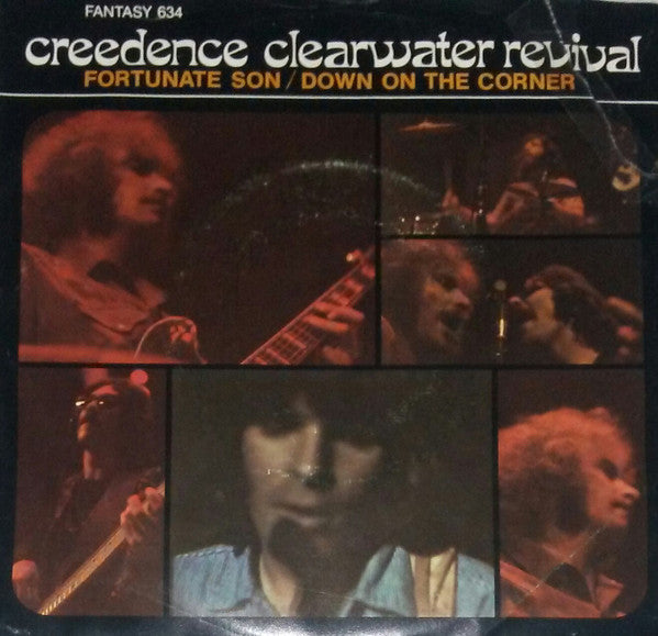 Creedence Clearwater Revival : Fortunate Son / Down On The Corner (7", Single, Hol)