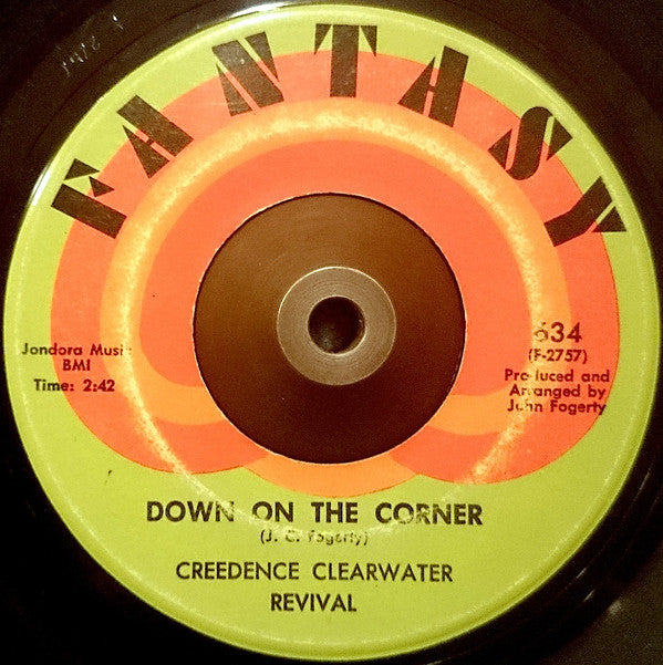 Creedence Clearwater Revival : Fortunate Son / Down On The Corner (7", Single, Hol)