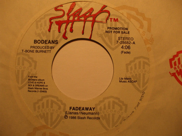 BoDeans : Fadeaway (7", Promo)