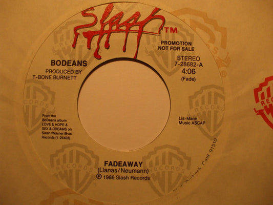 BoDeans : Fadeaway (7", Promo)