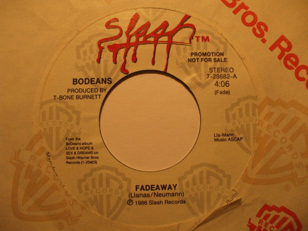 BoDeans : Fadeaway (7", Promo)