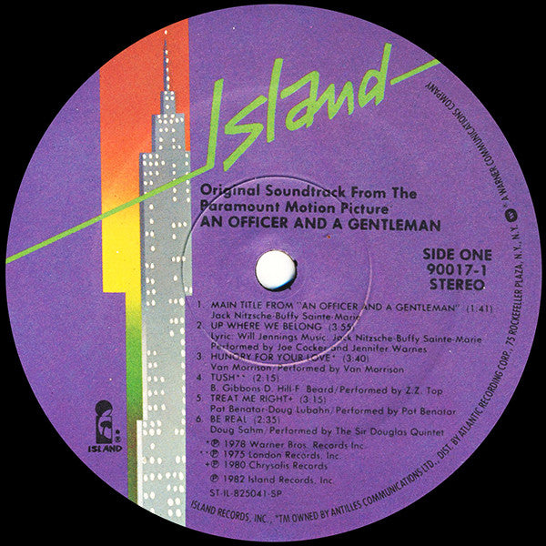 Various : An Officer And A Gentleman - Soundtrack (LP, Comp, Spe)