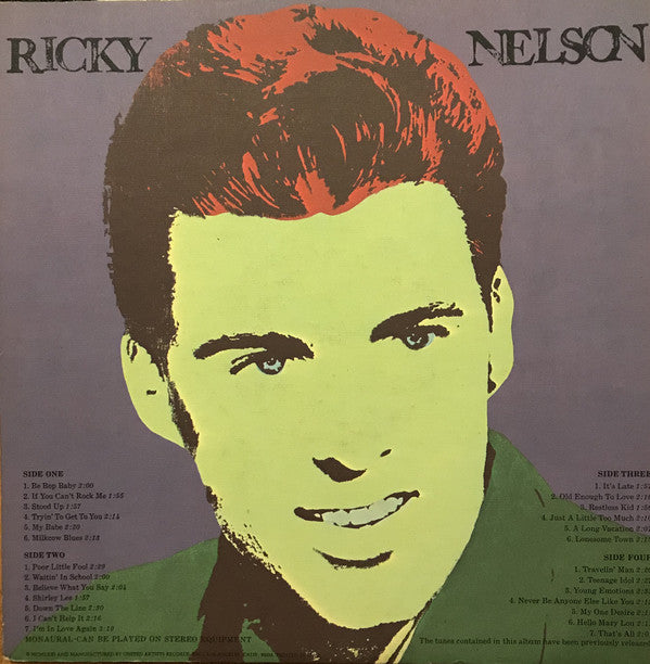 Ricky Nelson (2) : RIcky Nelson (2xLP, Comp, San)