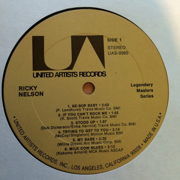 Ricky Nelson (2) : RIcky Nelson (2xLP, Comp, San)
