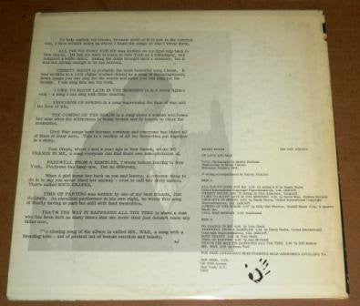 Randy Burns (2) : Of Love And War (LP, Album)
