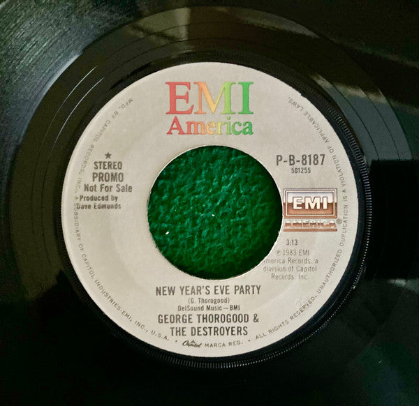 George Thorogood & The Destroyers : Rock And Roll Christmas / New Year's Eve Party (7", Promo, Jac)