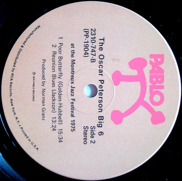 The Oscar Peterson Big 6 : The Oscar Peterson Big 6 At The Montreux Jazz Festival 1975 (LP, Album, Ind)