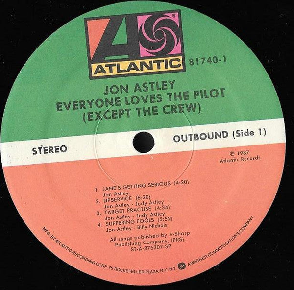 Jon Astley : Everyone Loves The Pilot (Except The Crew) (LP, Album)