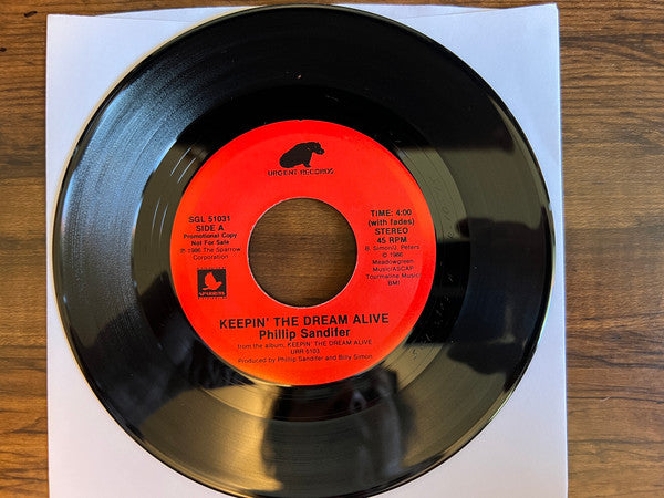 Phillip Sandifer : Keepin' The Dream Alive (7", Single, Promo)
