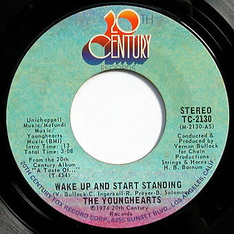 The Younghearts : Wake Up And Start Standing / Dedicate (My Life To You) (7")