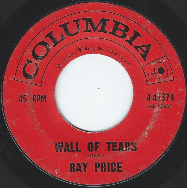 Ray Price : Heartaches By The Number (7", Single)
