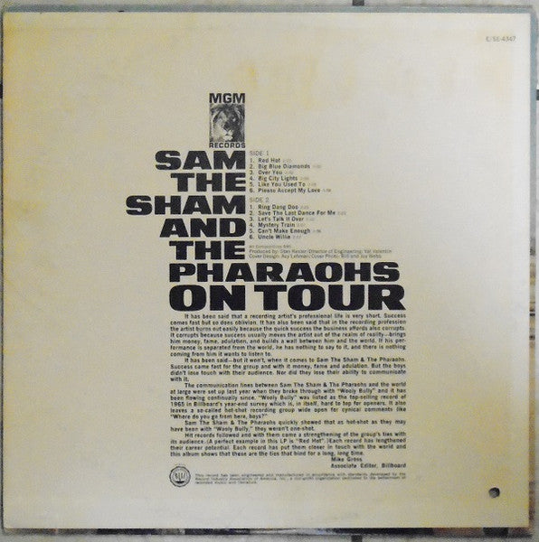 Sam The Sham & The Pharaohs : On Tour (LP, Album, Mono)