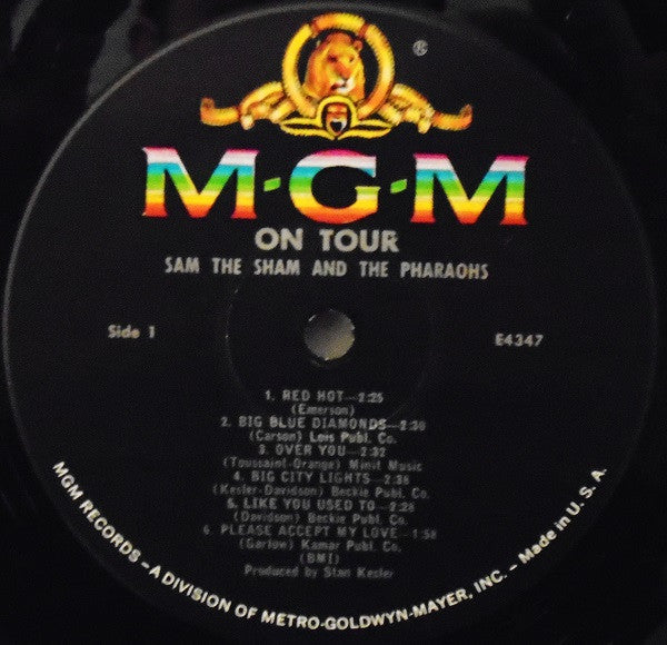 Sam The Sham & The Pharaohs : On Tour (LP, Album, Mono)
