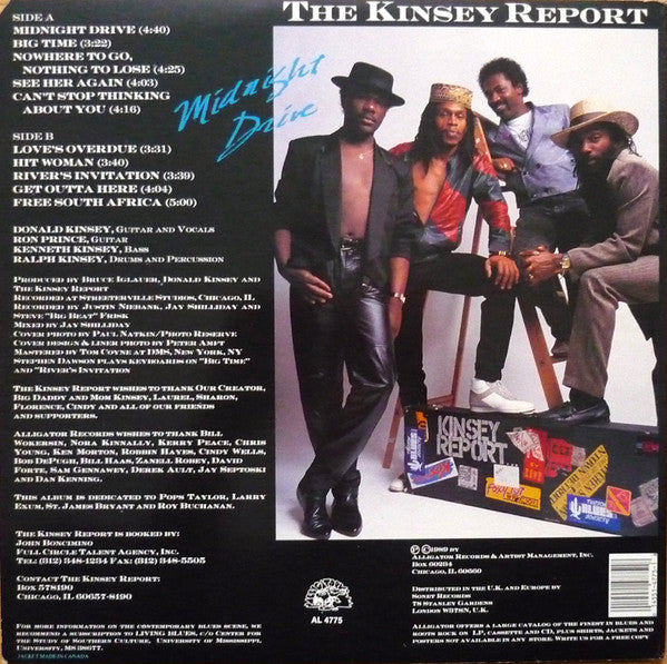 The Kinsey Report : Midnight Drive (LP, Album)
