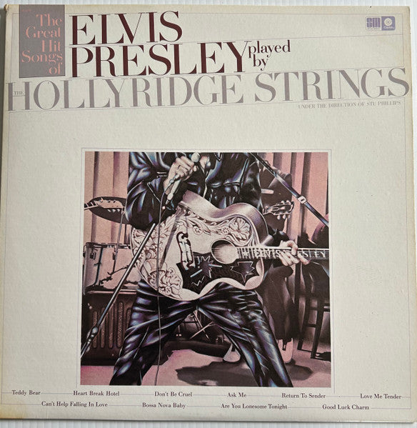 The Hollyridge Strings : The Great Hit Songs Of Elvis Presley Played By The Hollyridge Strings (LP, Album, Mono, Jac)