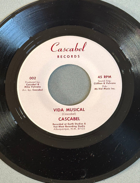 Cascabel (8) : Vida Musical/No Me Haces Falta (7", Single)