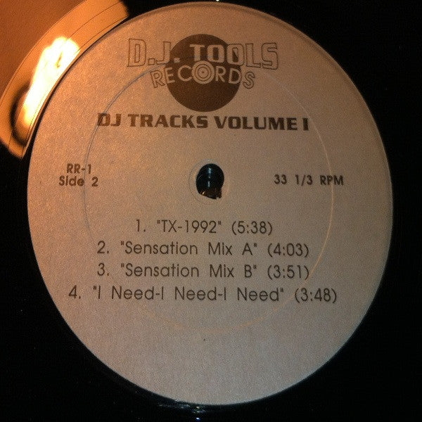 Various : DJ Tracks Volume 1 (LP)