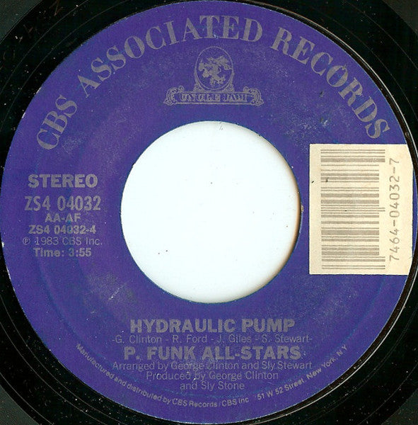 P. Funk All-Stars* : Generator Pop / Hydraulic Pump (7", Styrene, Car)
