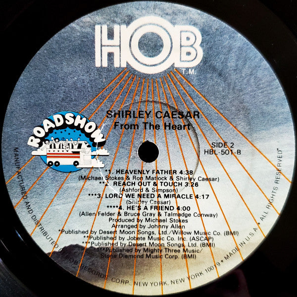 Shirley Caesar : From The Heart (LP, Album)