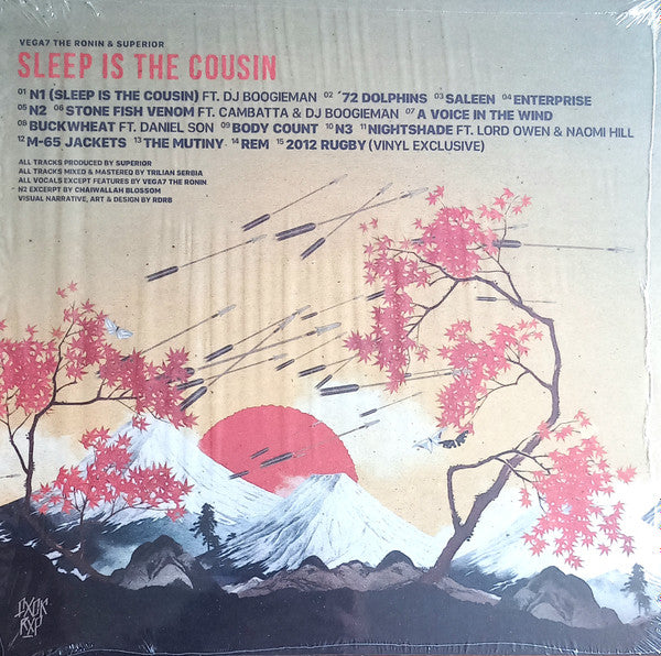 Vega7 The Ronin & Superior (4) : Sleep Is The Cousin (LP, Album, Ltd, Mar)
